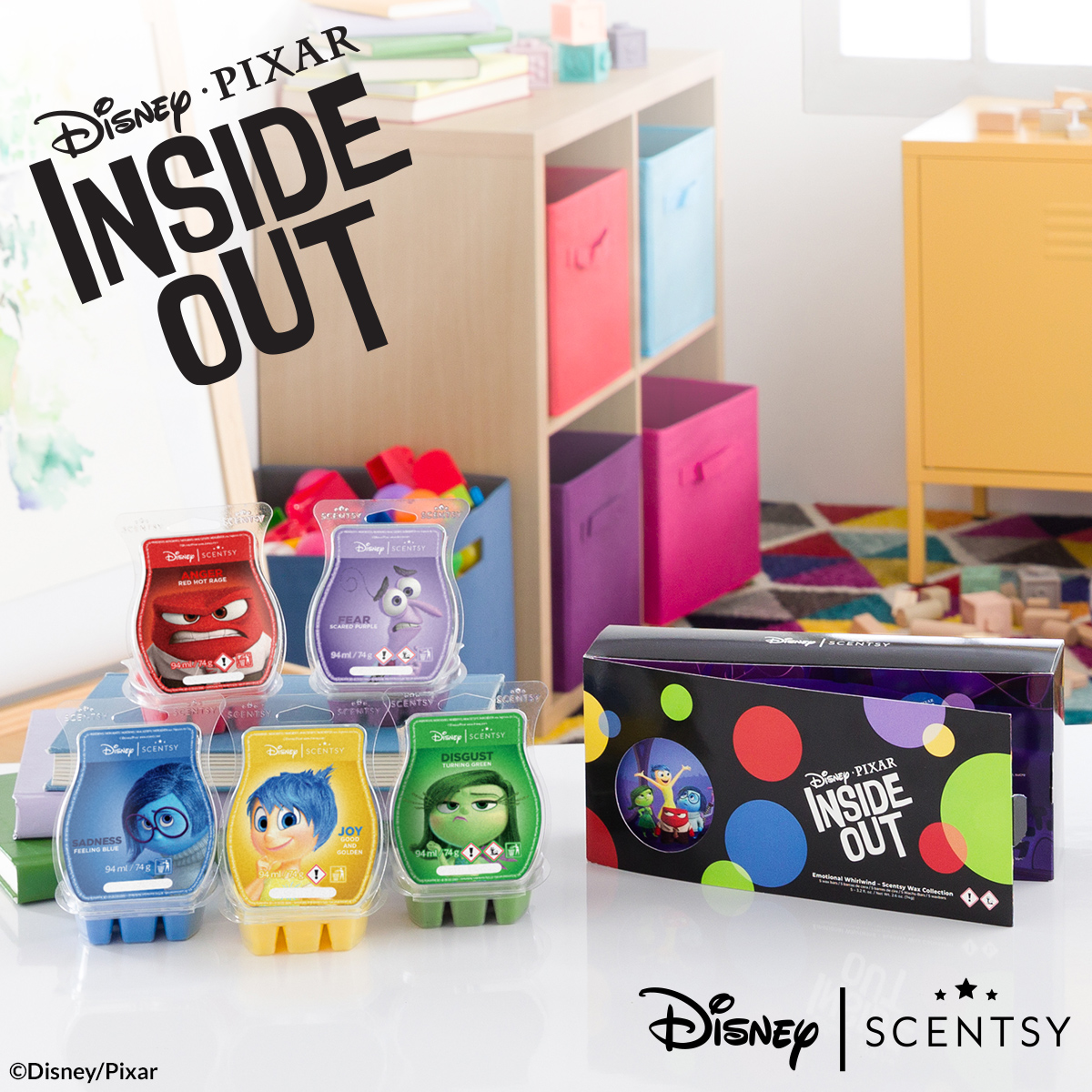 Scentsy Wachs Kollektion Disney Inside Out