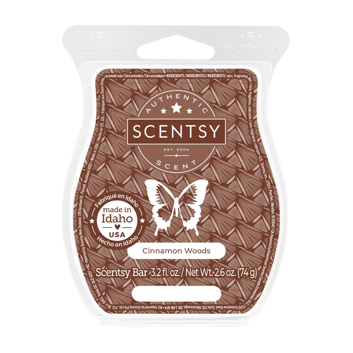 Scentsy Bar Cinnamon Woods